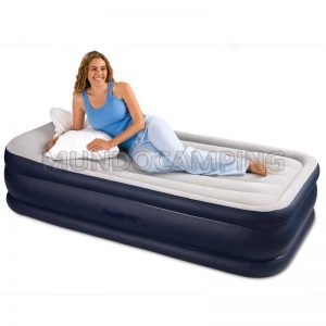 Colchon Inflable Intex 1 1/2 Plaza con Inflador Electrico Incorporado