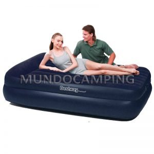 Colchon Inflable Bestway 2 1/2 Plazas con Inflador Electrico Incorporado